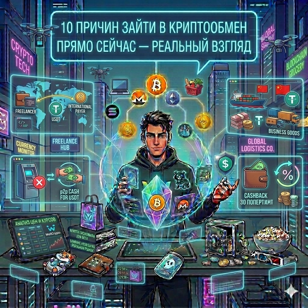 10 причин зайти в криптообмен прямо сейчас — реальный взгляд
