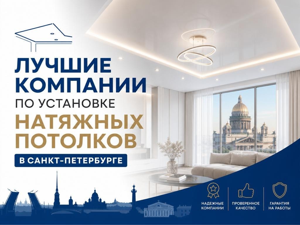 Лучшие компании по установке натяжных потолков 2026
