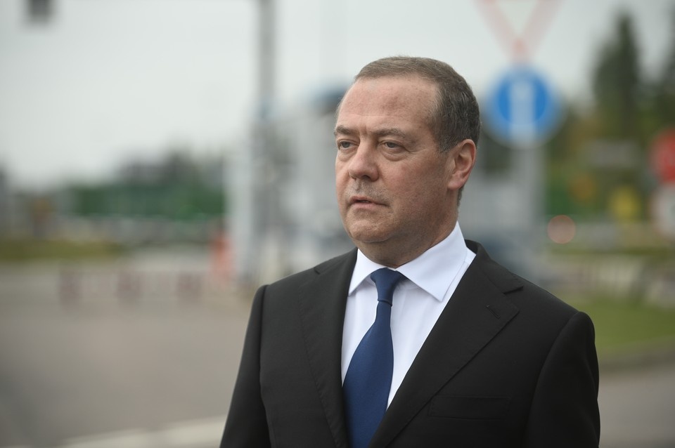   Заместитель председателя Совета безопасности России Дмитрий Медведев Алексей БУЛАТОВ