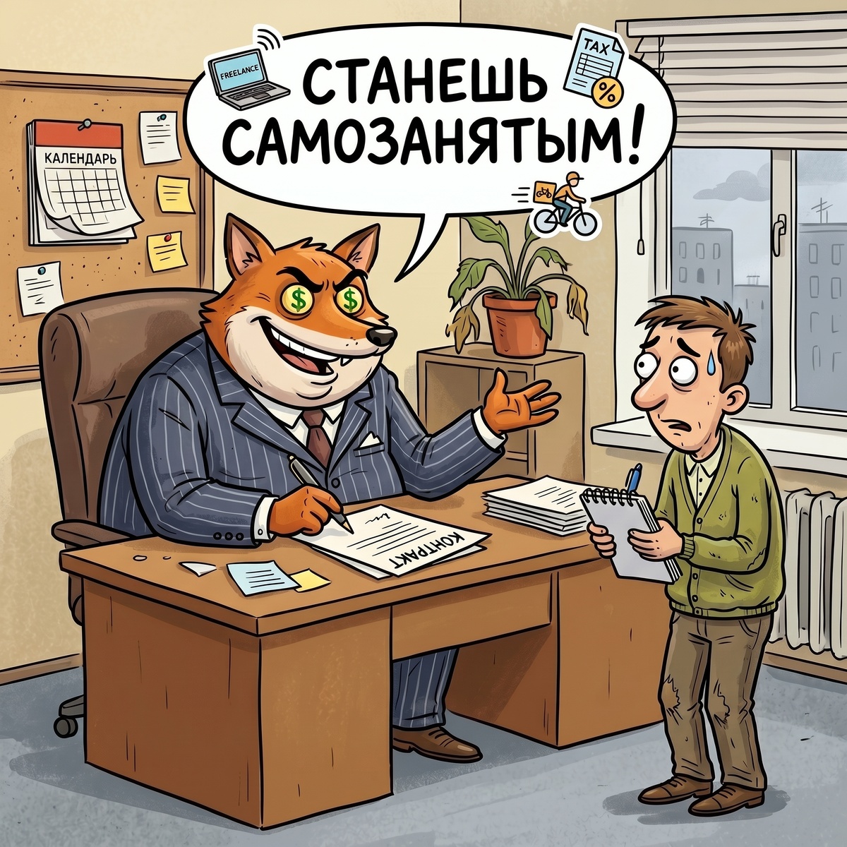 Станешь самозанятым