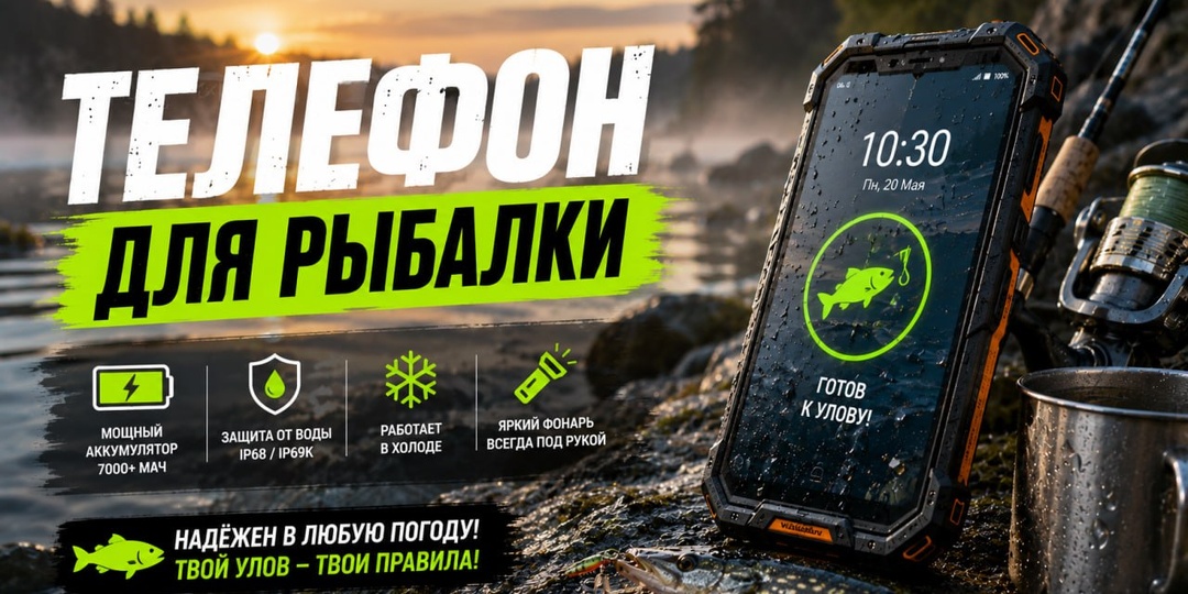 Телефон для рыбалки