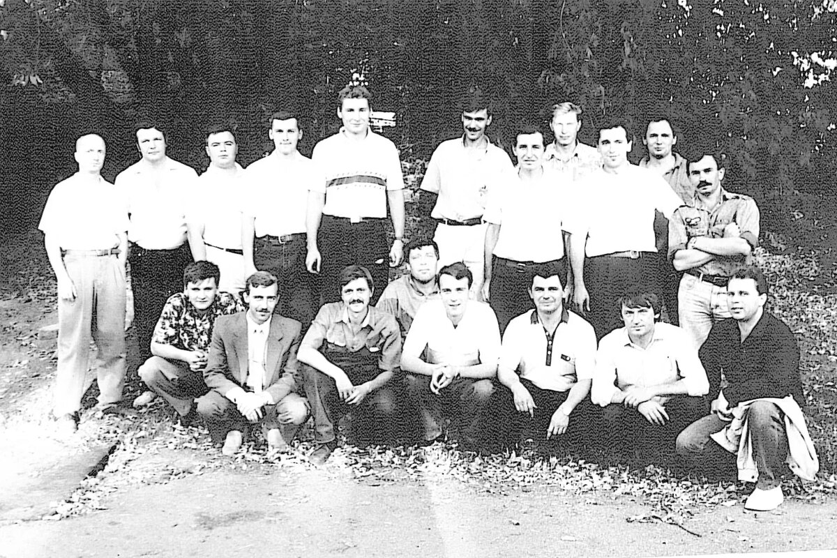 Сотрудники Отдел уголовного розыска г.Кропоткина, 90-е годы.