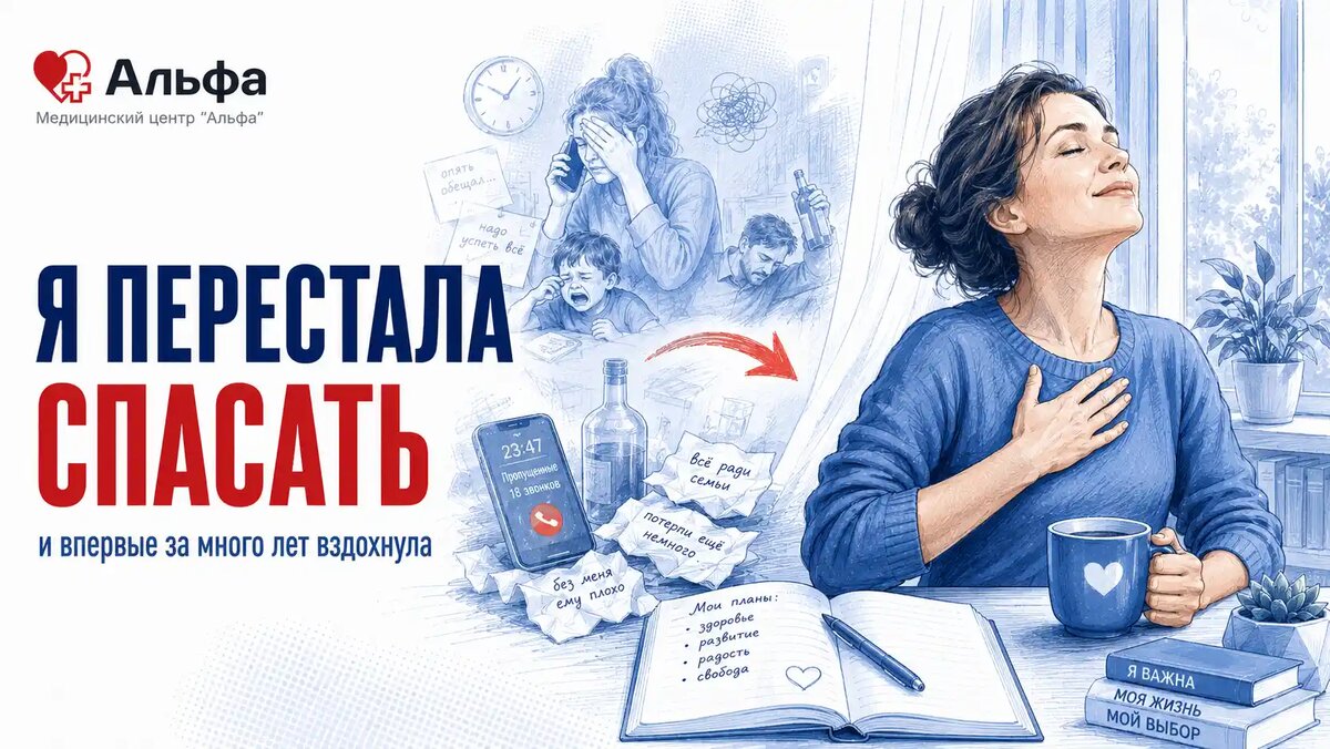 Жизнь рядом с зависимым человеком часто превращается в бесконечное спасательство, контроль и тревогу. Но отказ от этой роли может стать первым шагом к внутреннему облегчению и возвращению к себе.