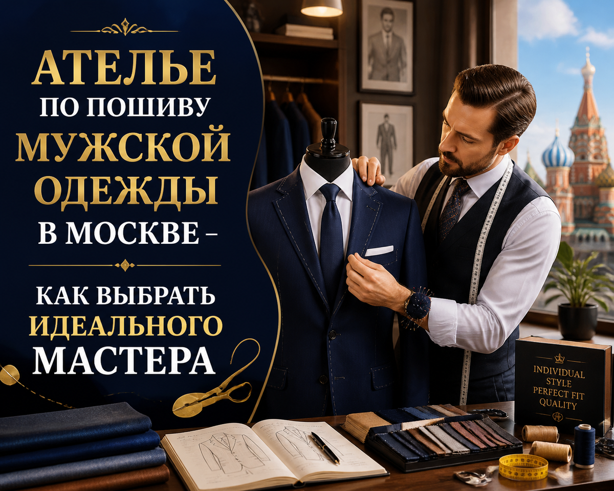 Ателье по пошиву мужской одежды в Москве – как выбрать идеального мастера