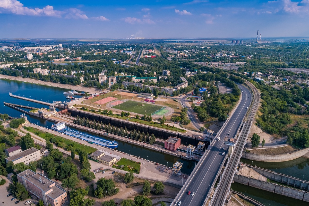 Балаково. Вид сверху