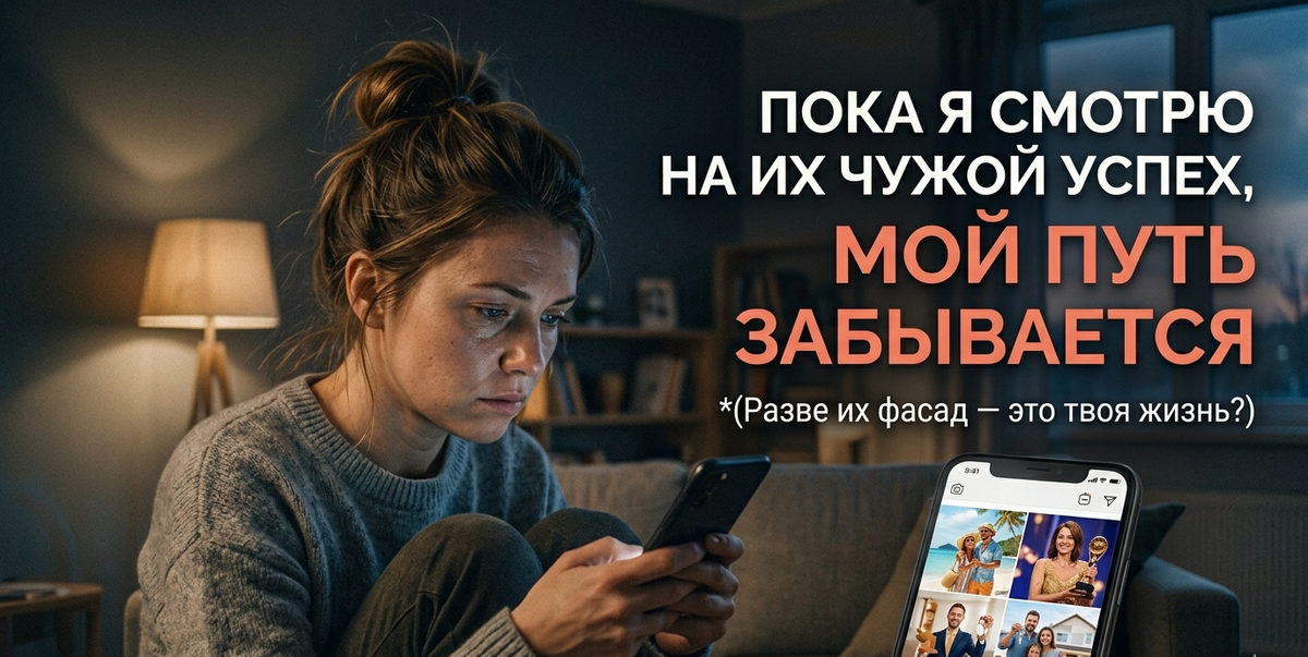 Холодный свет экрана и мрак внутри: Ловушка бесконечного сравнения.