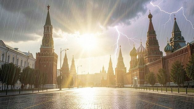 Москва вступила в период гроз и жары