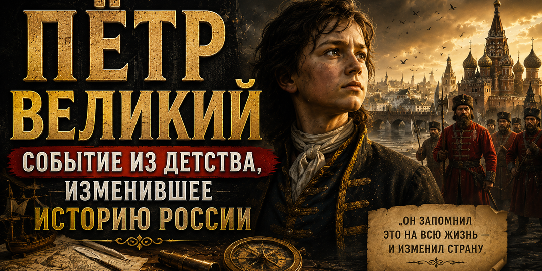Мальчик видел, как убивают людей. Он не забыл этого никогда — и стал Петром Великим