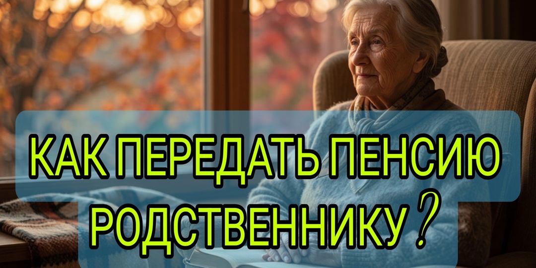 КАК ПЕРЕДАТЬ СВОЮ ПЕНСИЮ РОДСТВЕННИКУ?