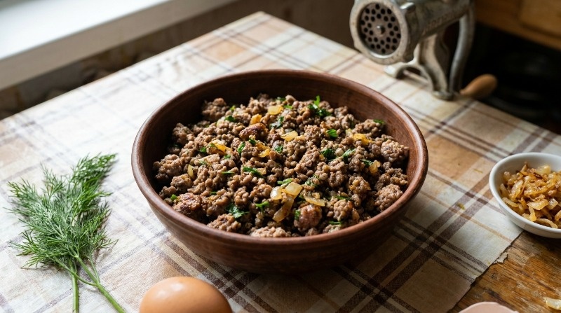 Мясная начинка для блинчиков