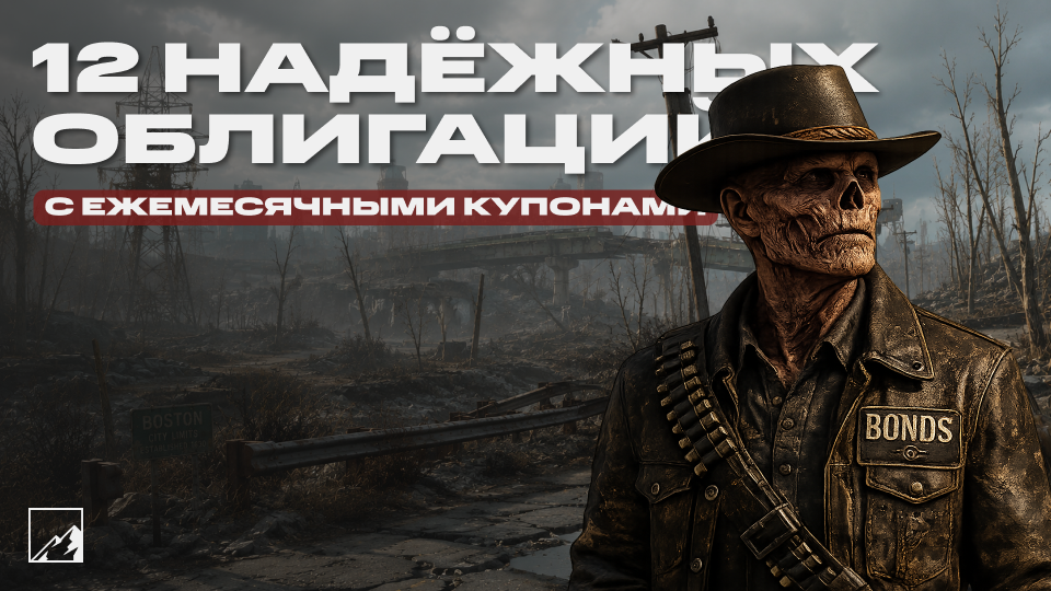 🤑 Лучшие для надёжного пассивного дохода. 12 облигаций с ежемесячными купонами и высоким рейтингом