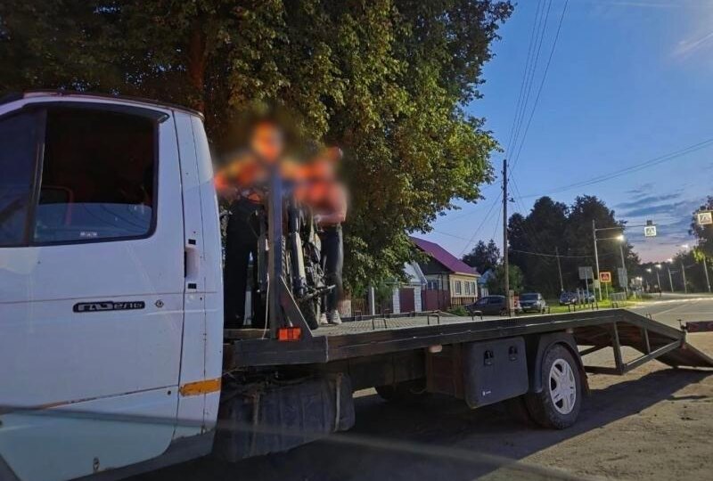 В Касимовском районе задержали 17-летнего водителя питбайка без прав