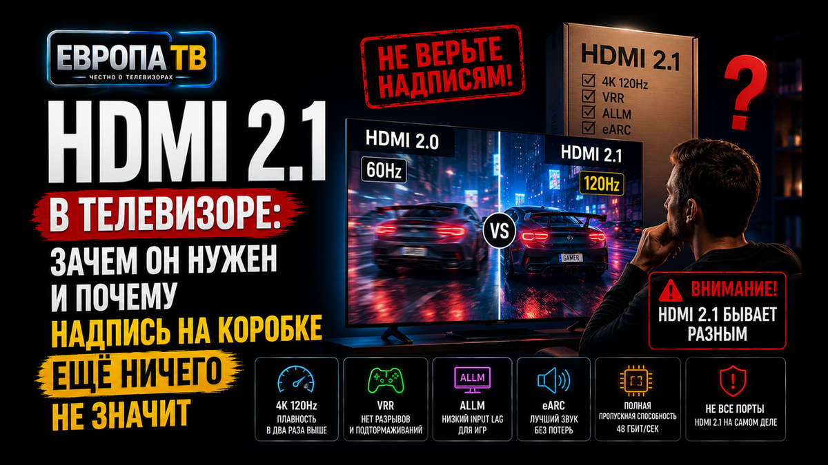HDMI 2.1 в телевизоре