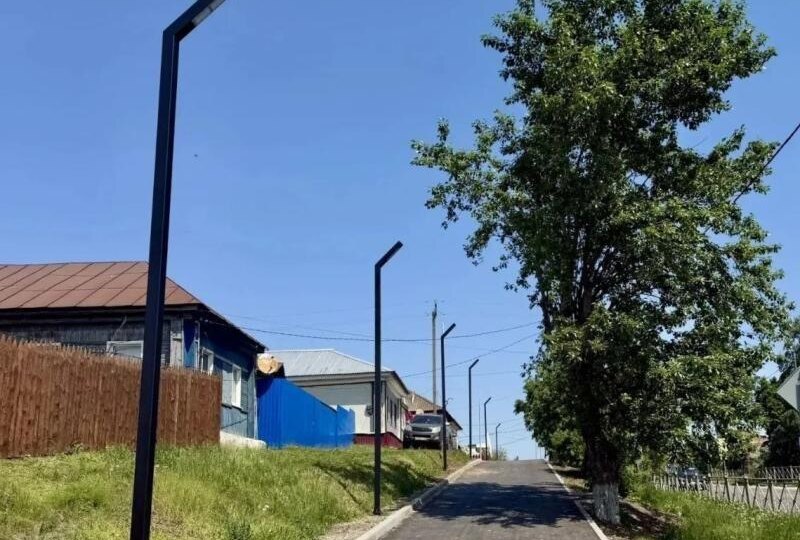 В Шацке завершили основные работы на Красноармейской улице