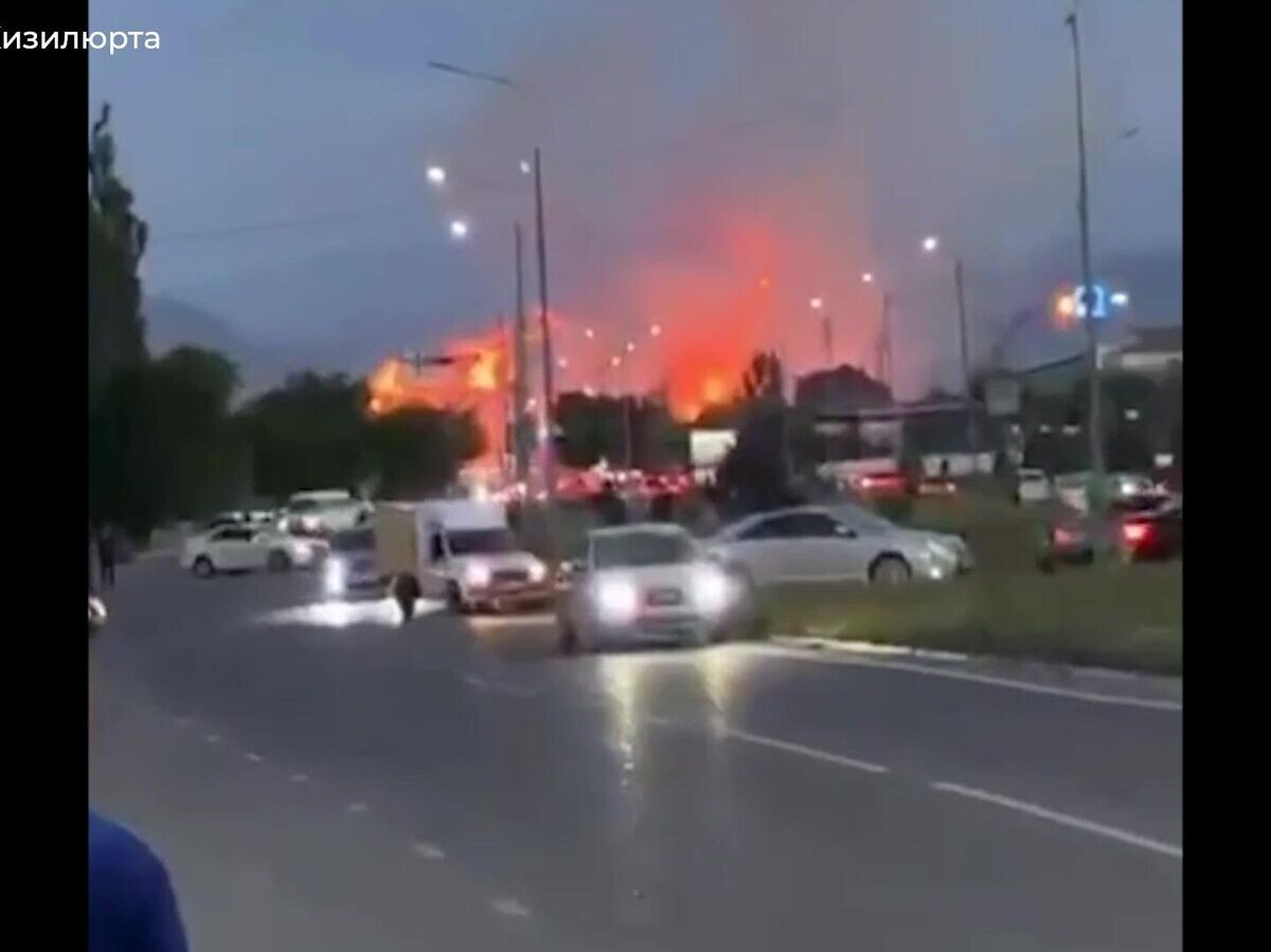    Пожар в Кизилюрте | © Мэрия Кизилюрта