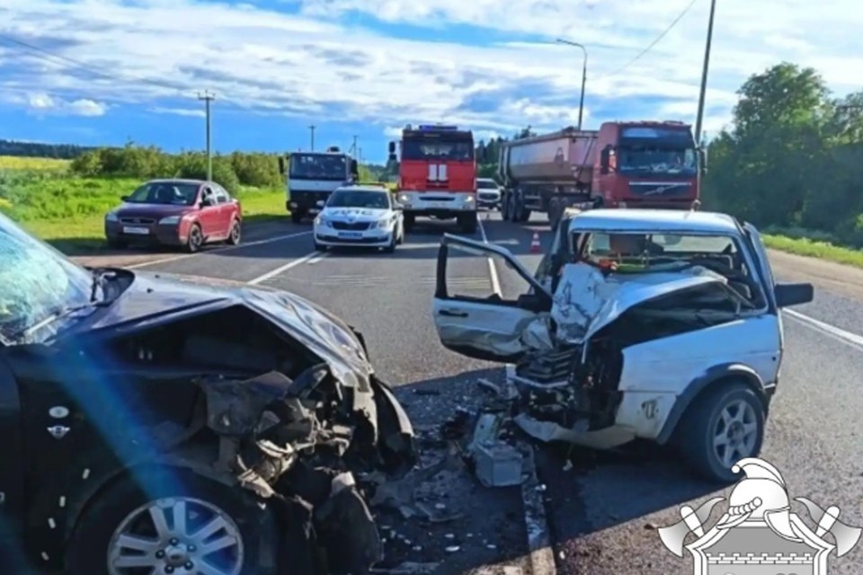    На 66-м километре трассы столкнулись три легковушки. Фото: https://max.ru/id4706031103_gos