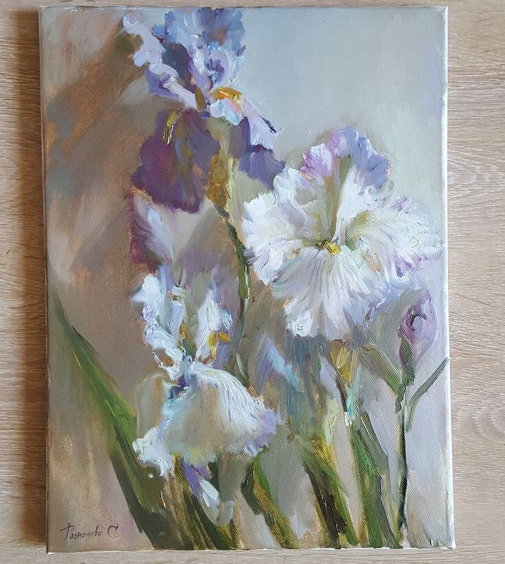 Родионова С. А. Ирисы хм  40х30