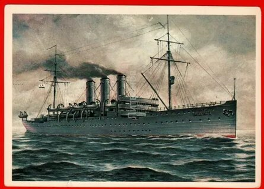 1901, 9 июня (28 мая по старому стилю): В Киле (Германия) на заводе фирмы «Говальдтсверке» по заказу России заложено учебное судно «Океан» (с 15 октября 1922 года - «Комсомолец»)