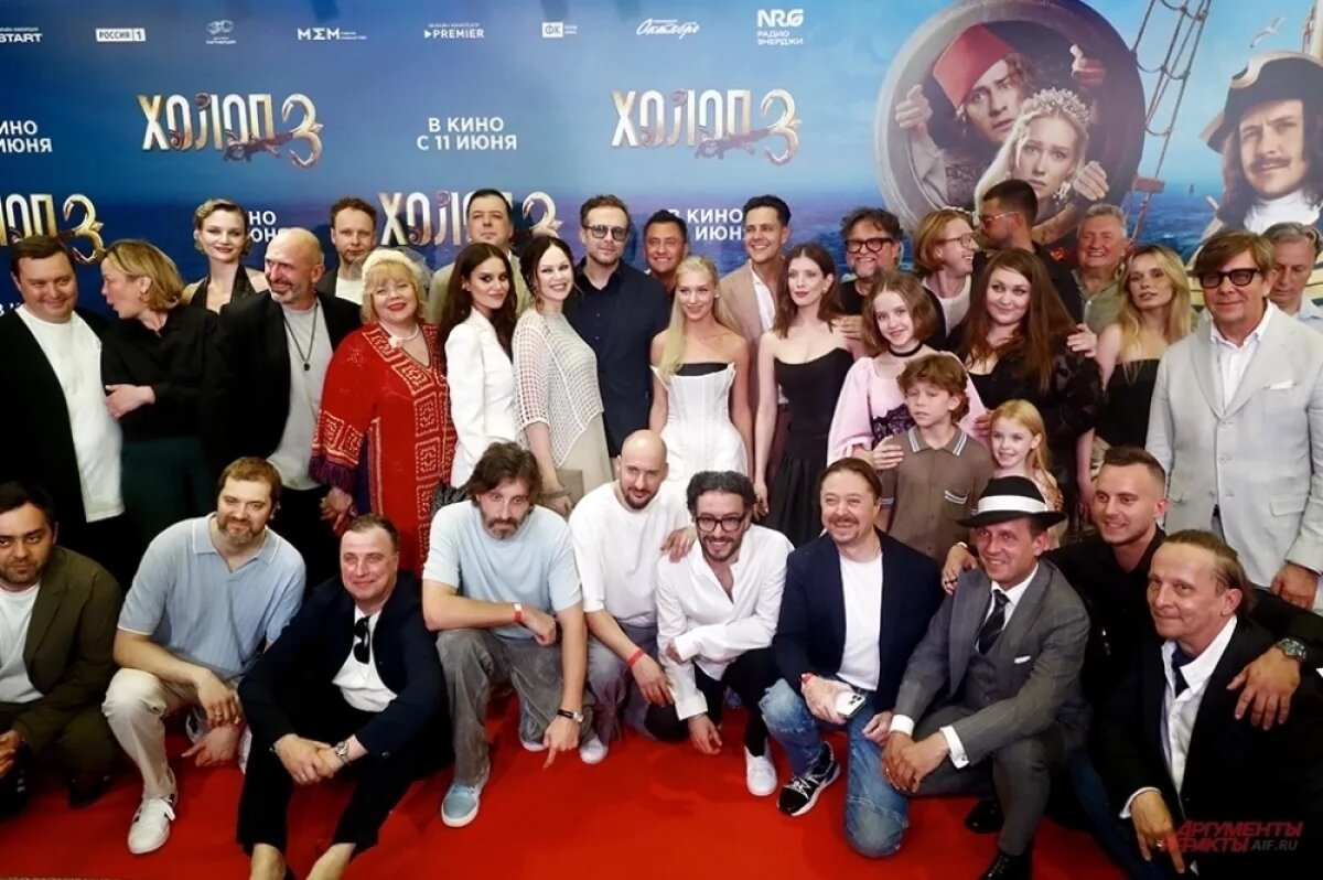    Премьера фильма «Холоп 3» в Москве.