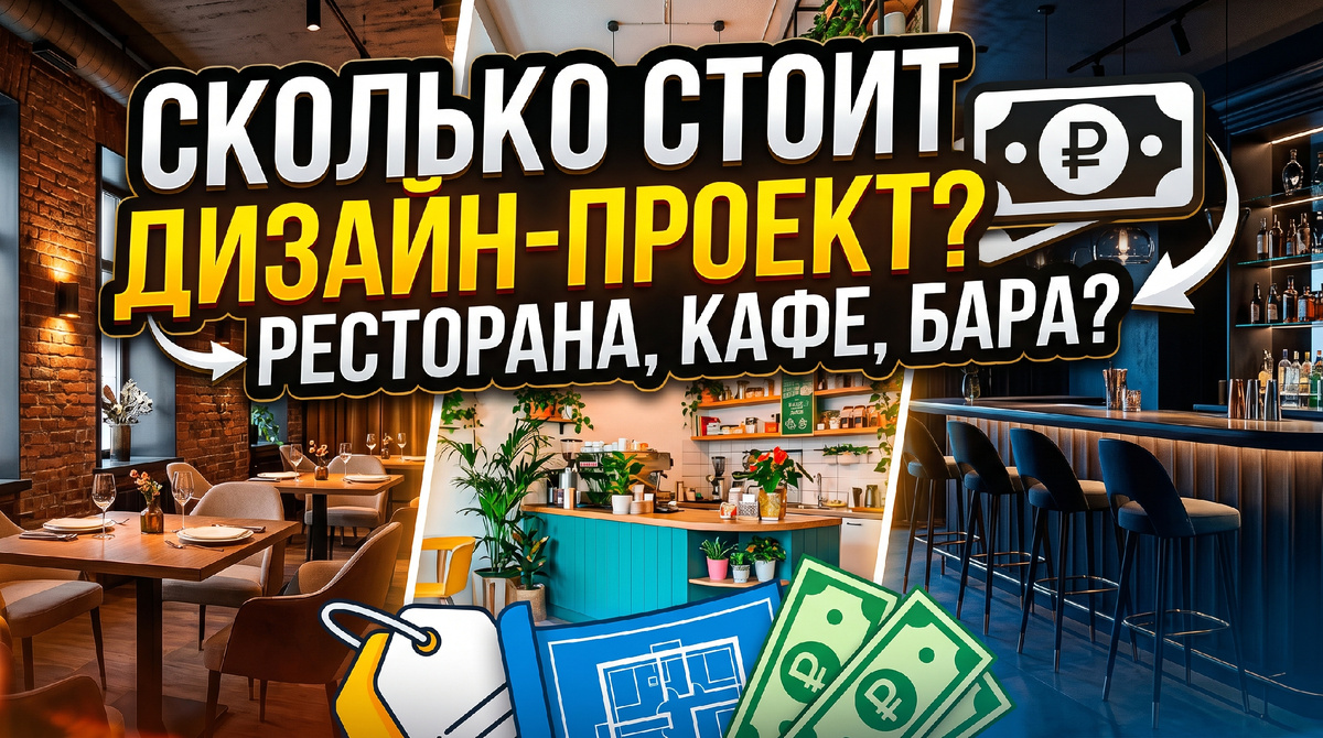 сколько стоит дизайн проект ресторана?