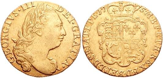 Георг III, 1775 гинея