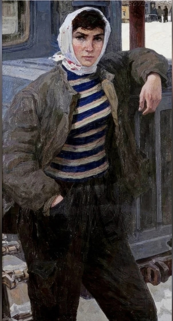 Алексей Михайлов. «Трактористка Шмелёва». 1962