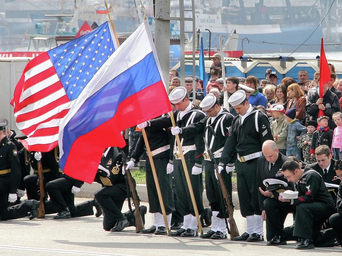    Флаги России и США. Архив© РИА Новости . Виталий Аньков