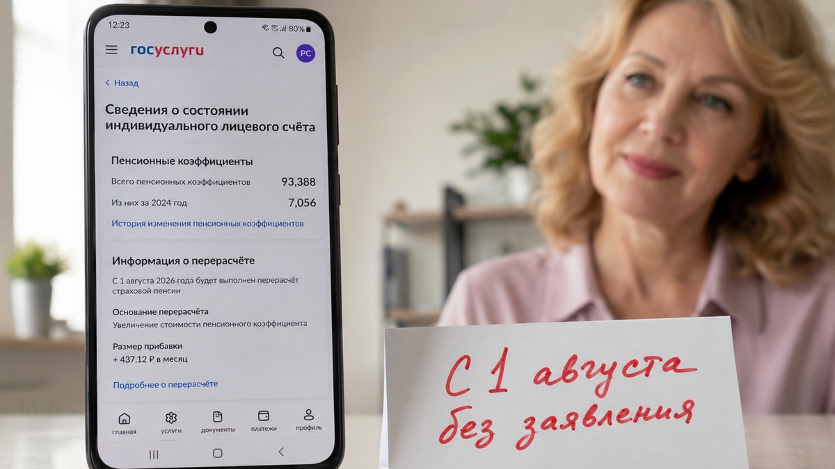 С 1 августа работающим пенсионерам пенсию пересчитывают автоматически.