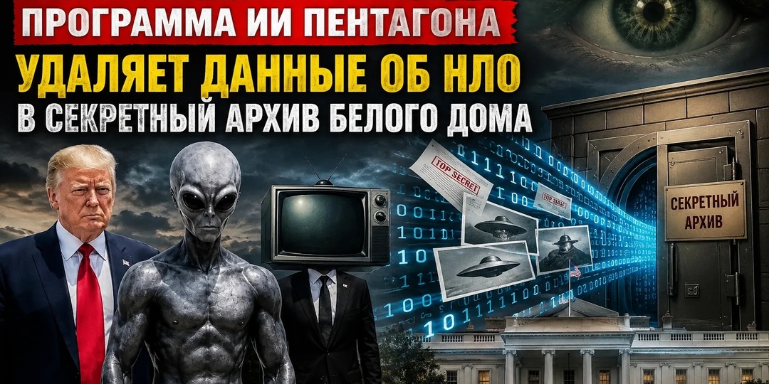 СЕКРЕТНЫЙ АРХИВ ТРАМПА: КАК ИИ «НЕПОРОЧНОЕ СОЗВЕЗДИЕ» СТИРАЕТ НЛО ИЗ РЕАЛЬНОСТИ ПРЯМО СЕЙЧАС