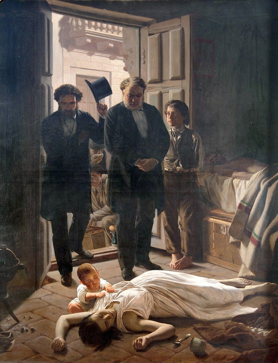 Хуан Мануэль Бланес «Эпизод жёлтой лихорадки в Буэнос-Айресе», 1871 год