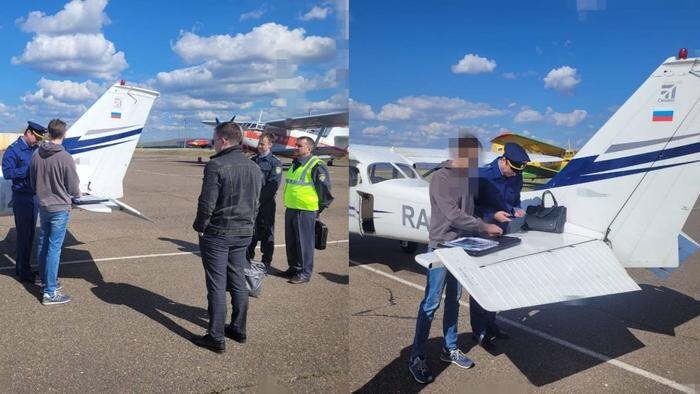 Прокуратура пресекла нелегальные авиаперевозки на самолёте под Красноярском. Обложка © Telegram / Западно-Сибирская транспортная прокуратура