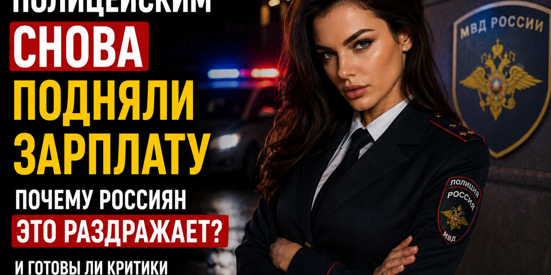 Полицейским снова подняли зарплату в 2026 году. Почему россиян это раздражает — и готовы ли критики сами пойти служить в МВД?