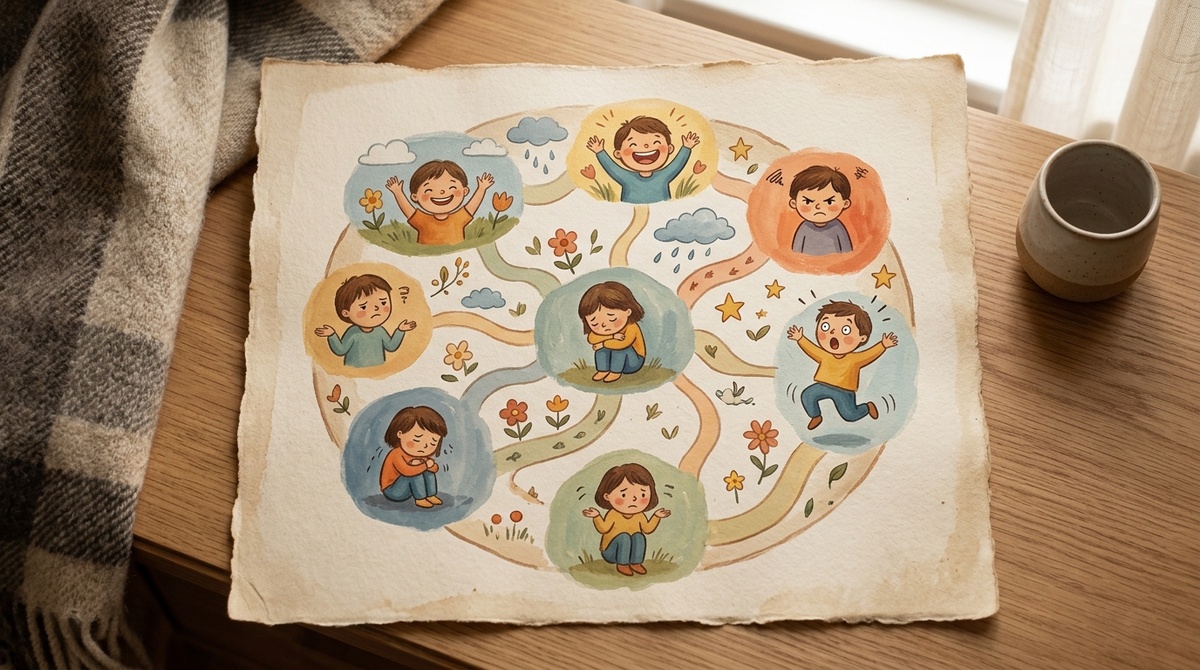    Злость, страх, грусть, радость, ревность — базовые эмоции ребёнка 3–6 лет. Что они значат, как помочь малышу их понимать и почему это так важно для взросления. Редакция Сказочного леса