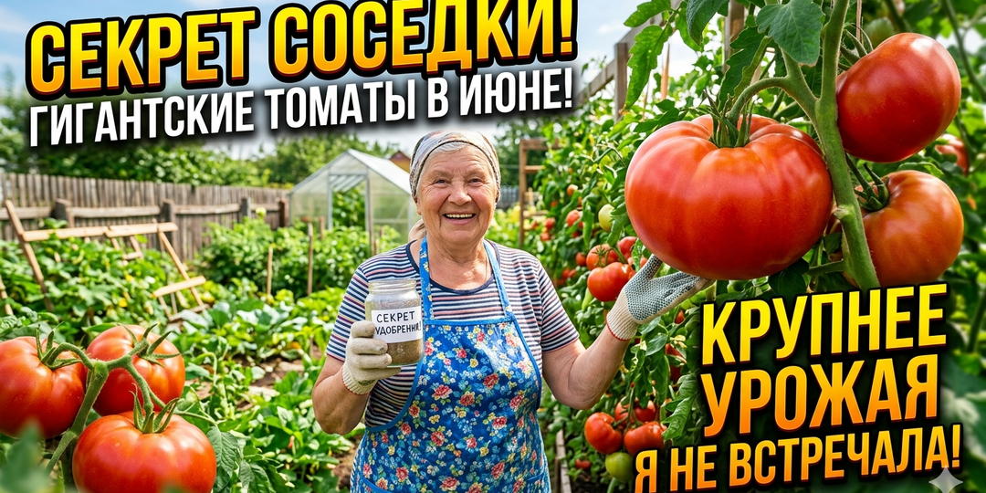 Соседка Удобряет Этим Томаты Весь Июнь. Крупнее Урожая Я Не Встречала!
