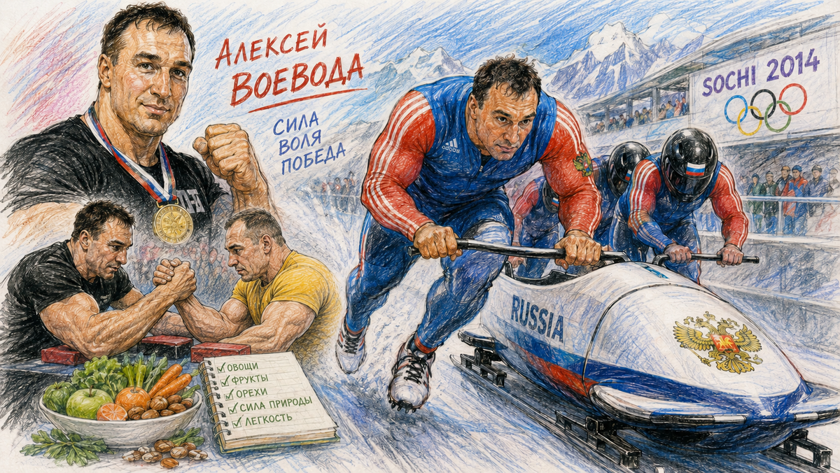 Иллюстрация. От чемпиона по армрестлингу до звезды олимпийского бобслея.