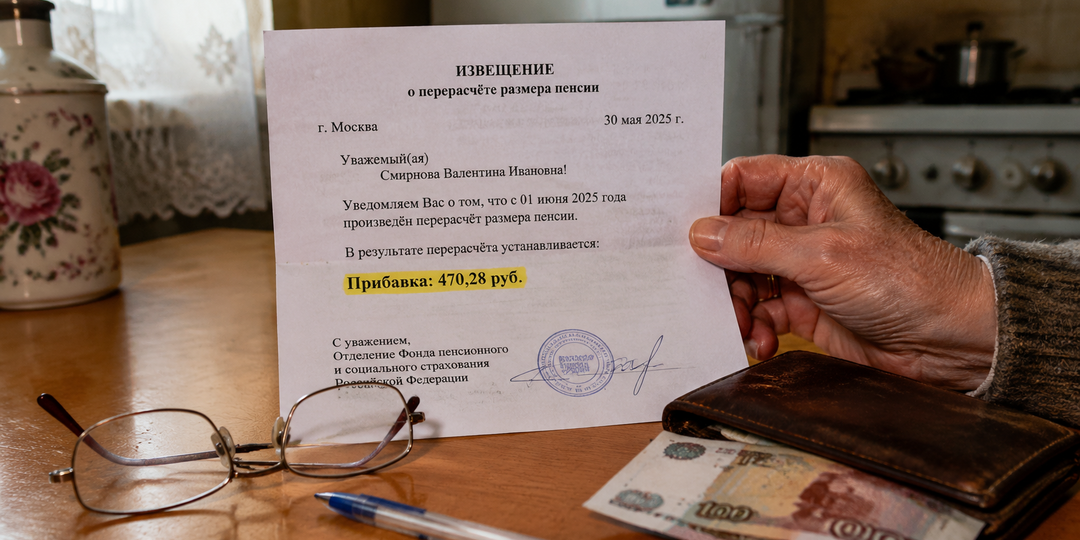 Работал весь год, а прибавка — 470 рублей: как устроен перерасчёт
