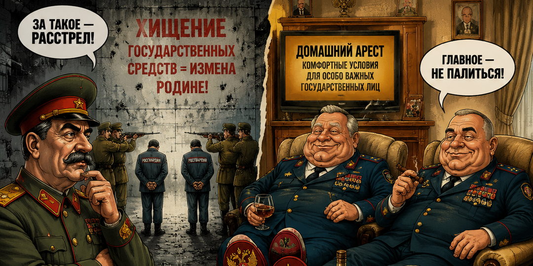 Два генерала Росгвардии «обули» государство на 2 миллиарда. Сталин бы расстрелял, а у нас — домашний арест