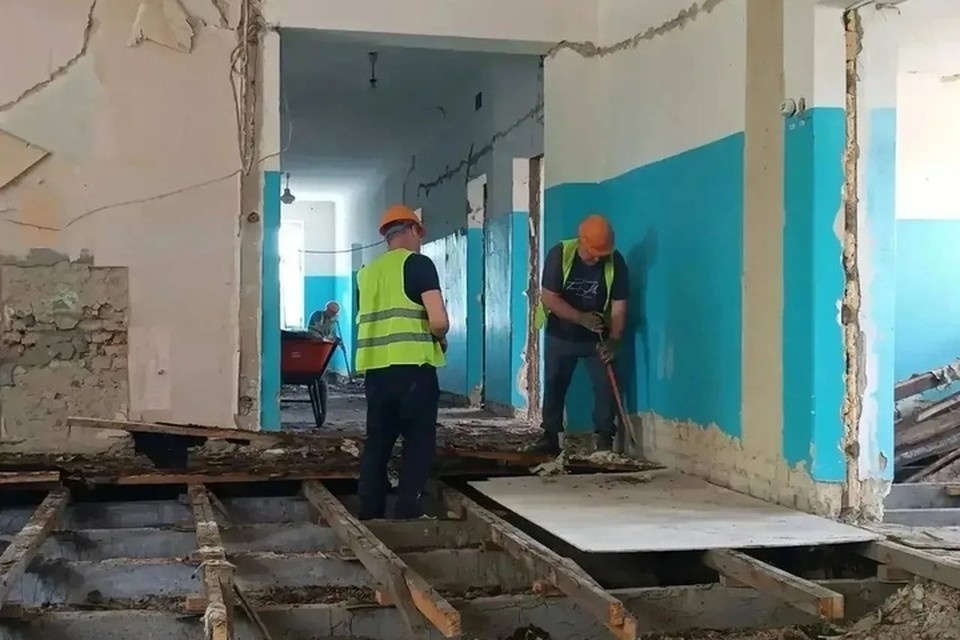    В Молодогвардейске и Суходольске идет капремонт поликлиник. ФОТО: Правительство ЛНР Валерия РАЗИНА