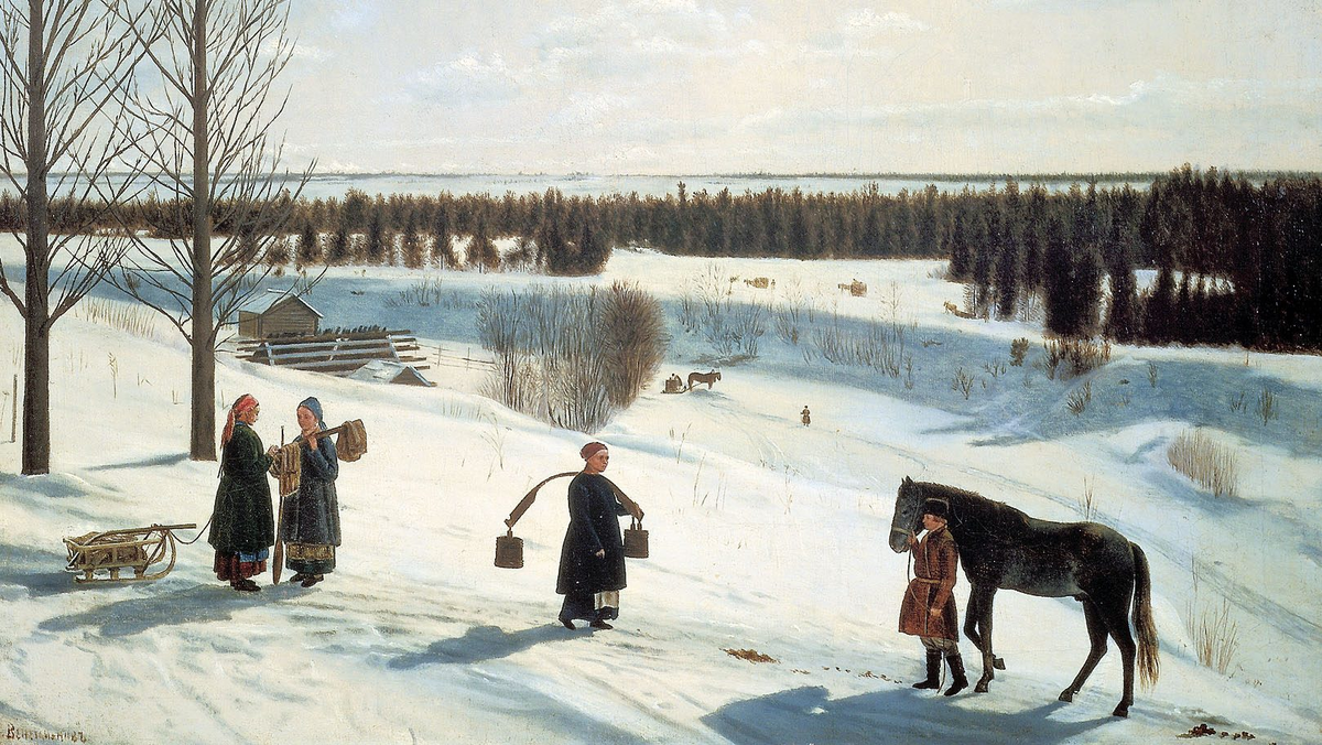 «Русская зима», Никифор Крылов, 1827