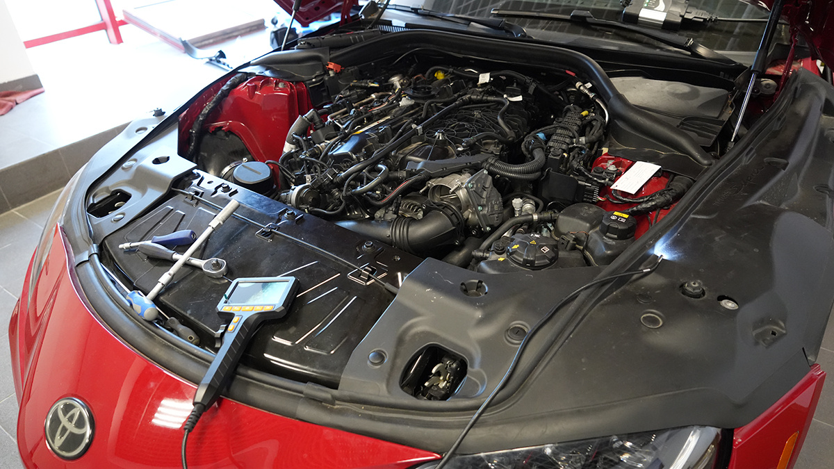Двигатель BMW B48 на Toyota Supra
