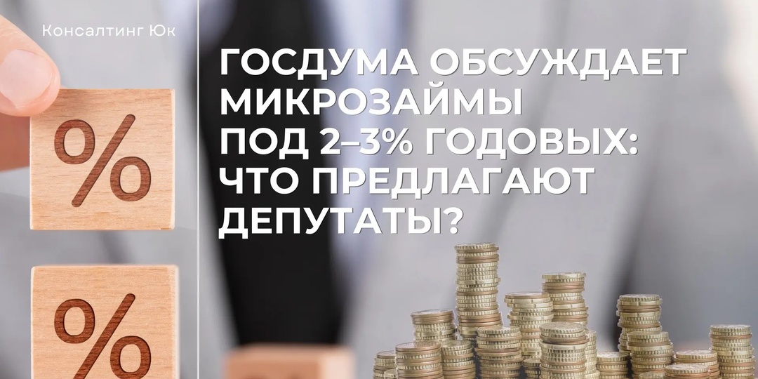 Госдума обсуждает микрозаймы под 2–3% годовых: что предлагают депутаты?