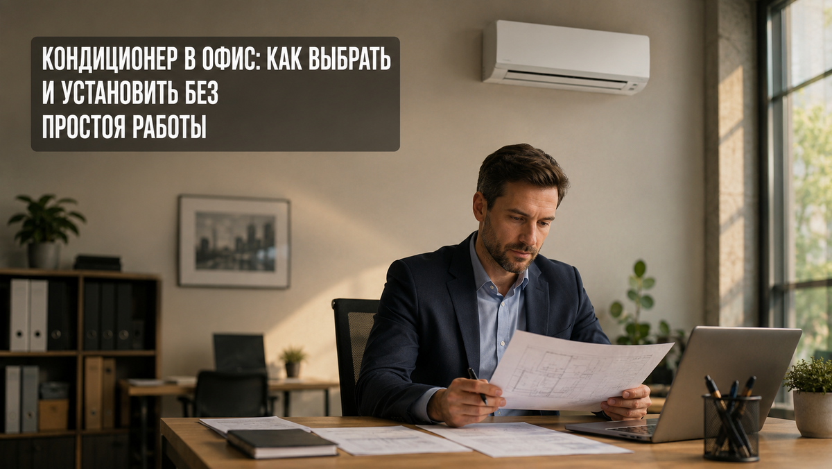 Кондиционер в офисном помещении, выбор устройства и установка