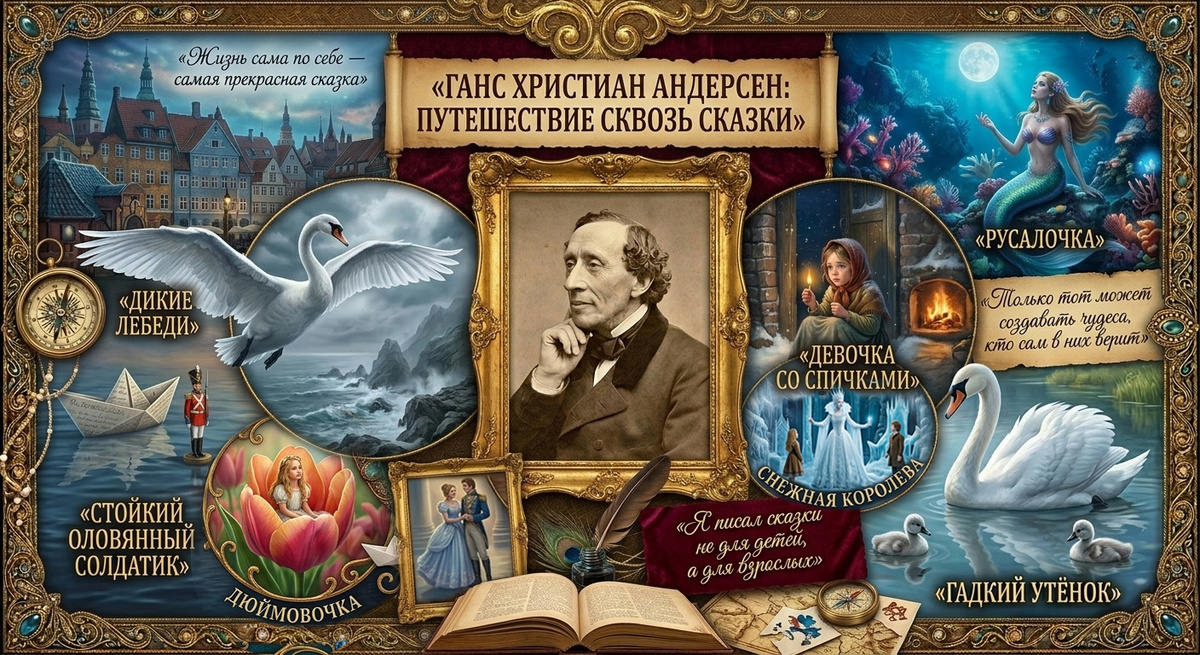 Гений сказки: ГАНС ХРИСТИАН АНДЕРСЕН