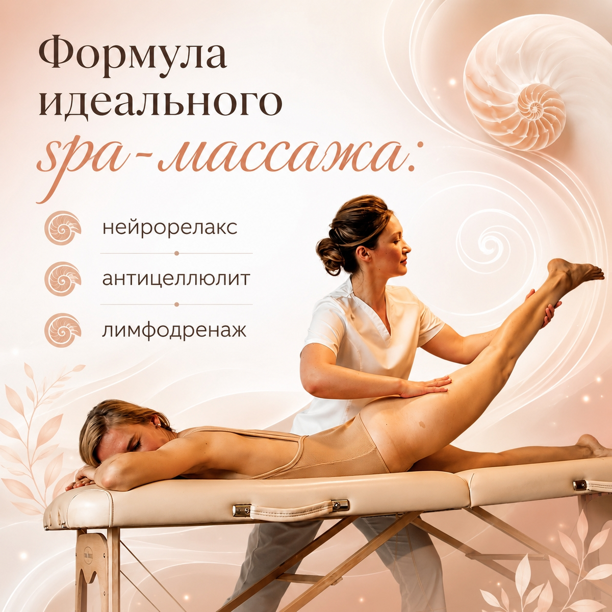 Идеальный spa-массаж - антицеллюлитный массаж без боли