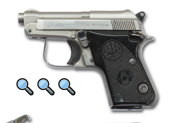 Американская "Беретта" - Beretta 950 Jetfire, разновидность. (Автор фото Everett Walker., CC BY-SA 4.0)