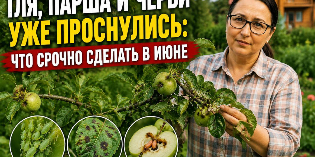 Пропустили июньскую обработку? Готовьтесь делиться урожаем с червями и тлёй!