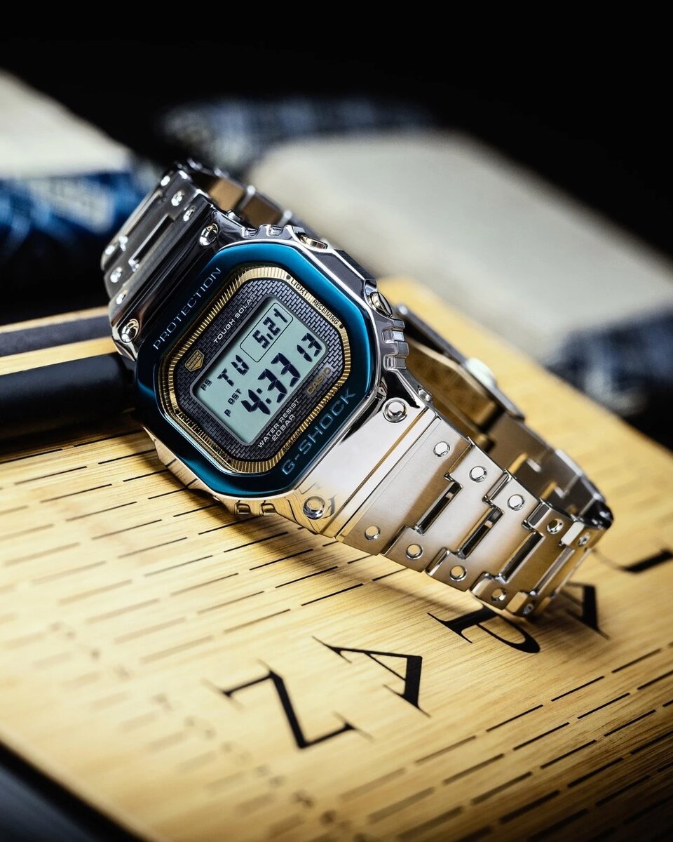 G-Shock GMW-B5000SS-2E — элитное украшение. Так Casio символизирует 50-летие часового бренда