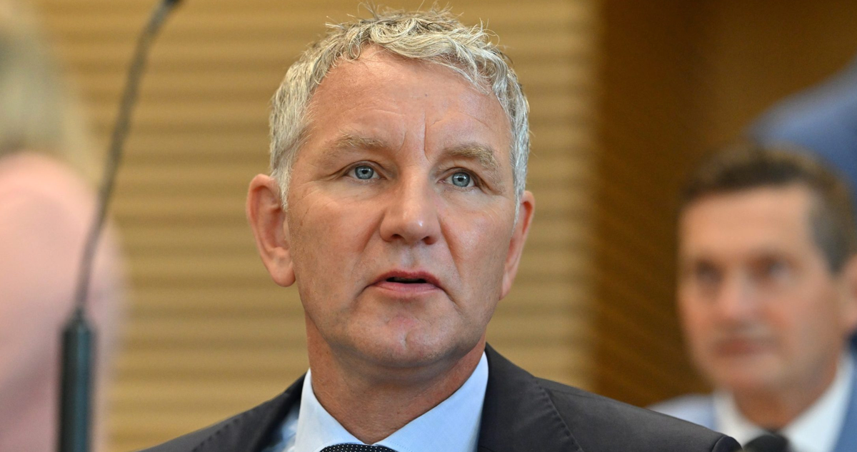 Бьёрн Хёке, лидер AfD в Тюрингии © picture alliance/dpa