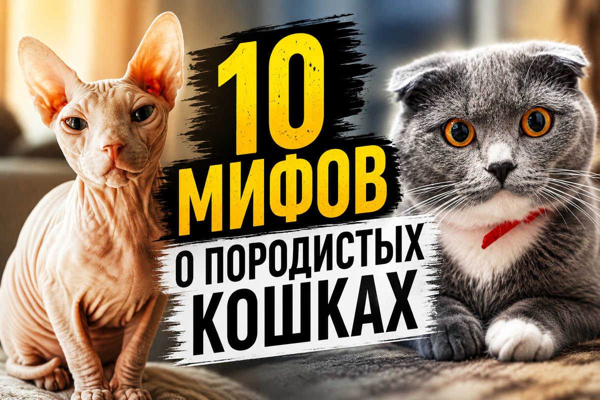 10 мифов о породистых кошках: родословная решает не всё