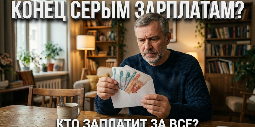 «Зарплата в конверте отменяется»: как Минтруд будет вытрясать россиян из тени. Разбираюсь, в чем подвох